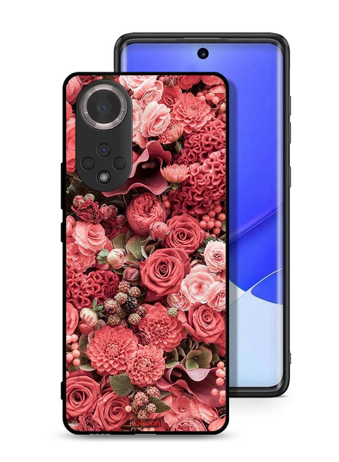 Tolwak Honor 50 Protective Case Cover Peach Roses - Image 1