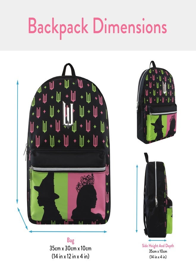 wicked Backpack, Glinda And Elphaba Girls Backpack, Girls Bag For School, Cool Bag For Kids - Image 3