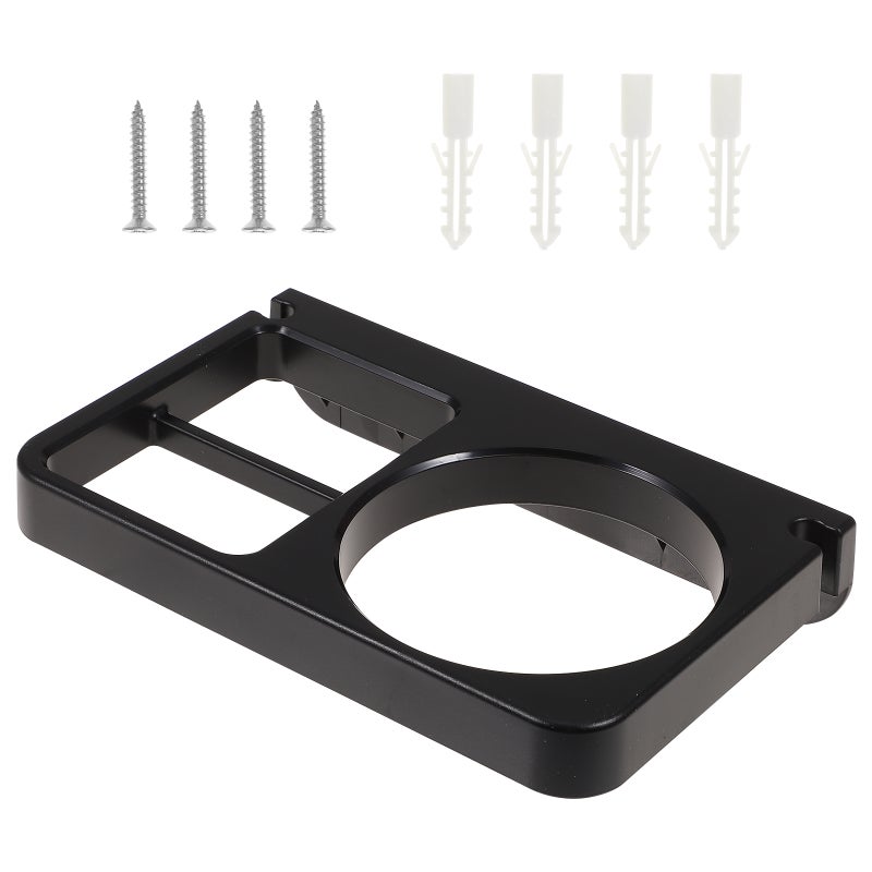 Wall Mount Hair Dryer Holder, Durable Storage Bracket for Bathroom Organization - Image 1
