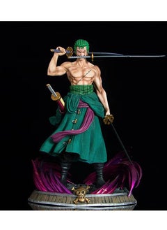 General One Piece Anime Figure GK Dream Zoro Three Swords Double Head Scene Statue Boxed Figure Give Children, Friends, Family Gifts  - Image 2
