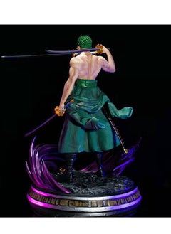 General One Piece Anime Figure GK Dream Zoro Three Swords Double Head Scene Statue Boxed Figure Give Children, Friends, Family Gifts  - Image 3