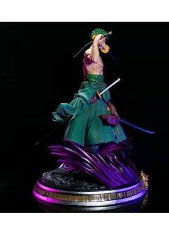 General One Piece Anime Figure GK Dream Zoro Three Swords Double Head Scene Statue Boxed Figure Give Children, Friends, Family Gifts  - Image 5