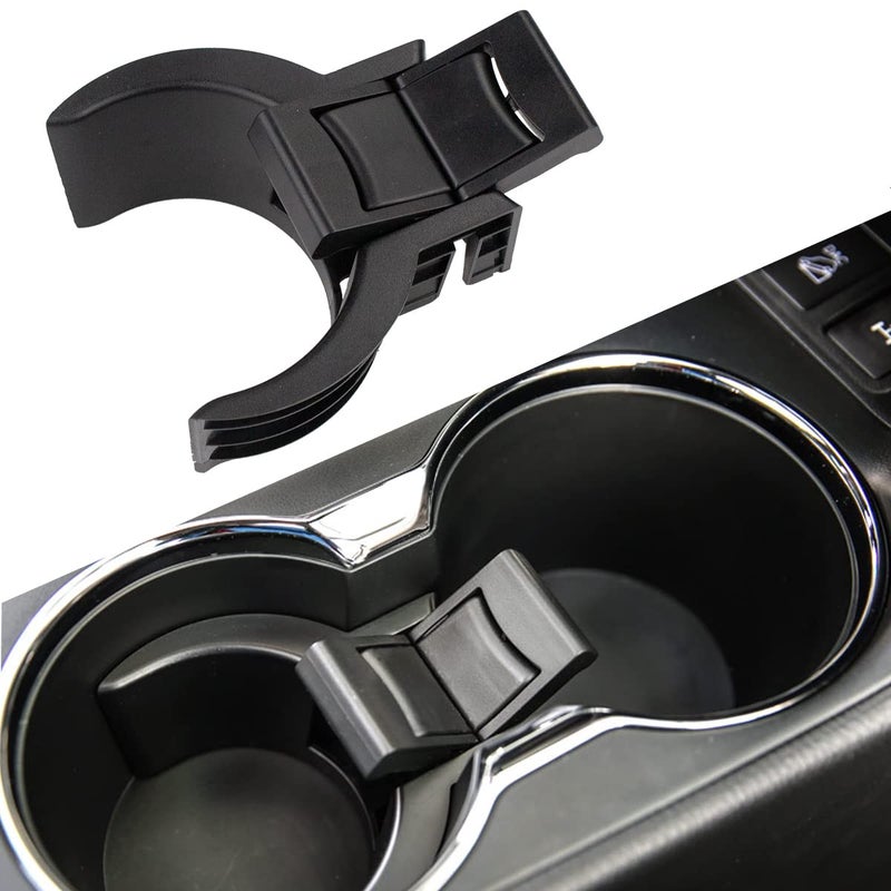 RLB-HILON Cup Holder Insert Divider Compatible with Toyota Highlander 2014 2015 2016 2017 2018 2019 Year - Image 1
