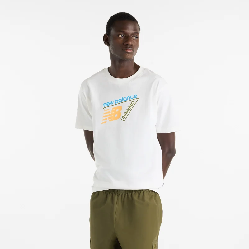 New Balance Sea Salt Men's Classic Tri-Logo T-shirt for Men | Best Price UAE