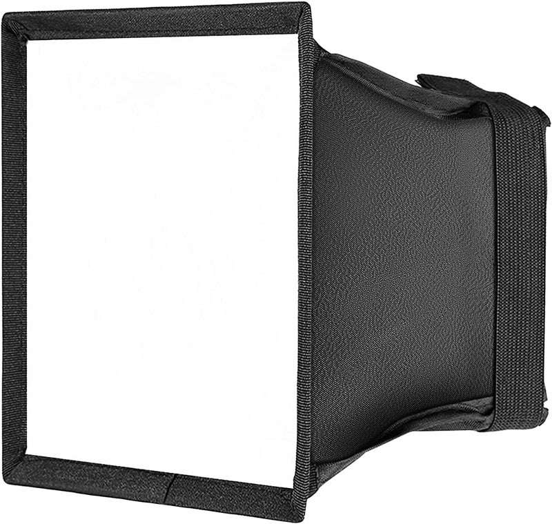 coku Camera Flash White Diffuser Speedlites with Foldable Softbox Flash Bounce Diffuser Camera Reflector Soft Light Box for DSLR Cameras Flashes - Image 3