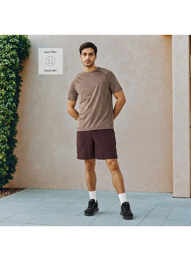 ADOT by Splash Regular Fit Shorts with Drawstring Closure