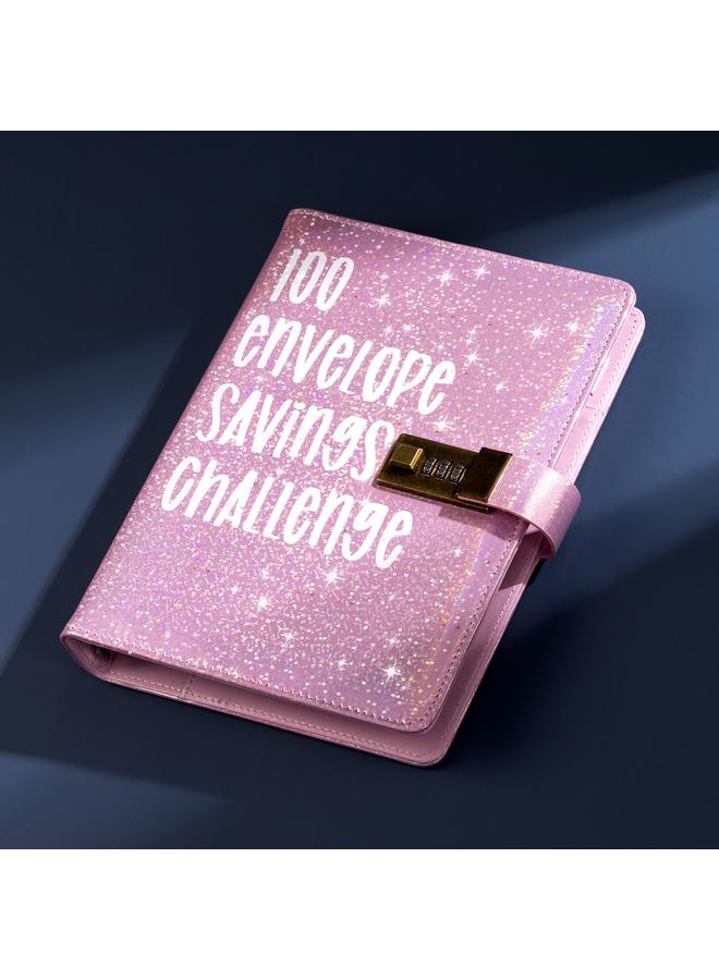 Cross-border 100 Envelope Challenge 100 Notepad Password Lock Hand Ledger Loose-leaf Savings. - Image 5