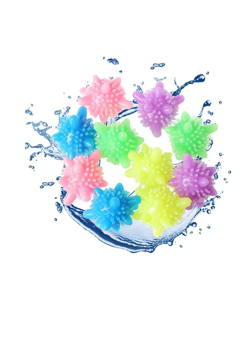 Excefore Washer Balls 15 Pcs Reusable Tangle Free Eco-Friendly Laundry Scrubbing Balls Solid Colorful Laundry Washing Balls Enhance Your Machine Cleaning Power  - Image 1