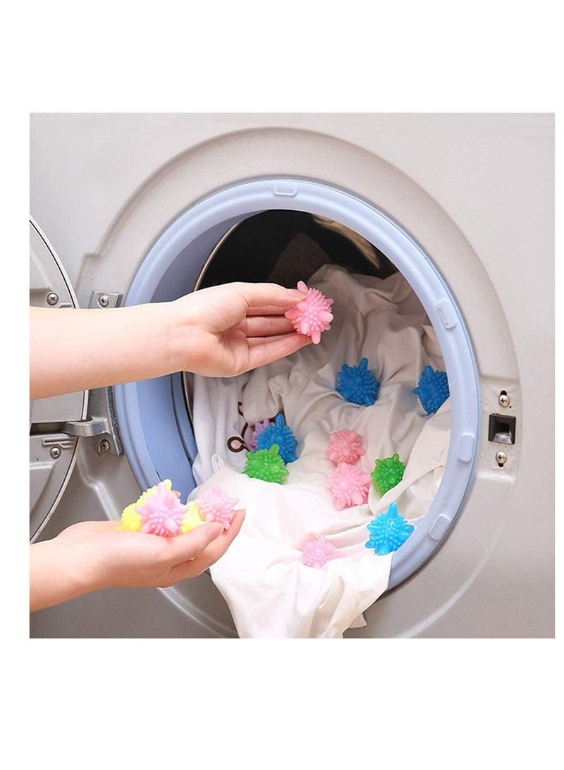 Washer Balls 15 Pcs Reusable Tangle Free Eco-Friendly Laundry Scrubbing Balls Solid Colorful Laundry Washing Balls Enhance Your Machine Cleaning Power