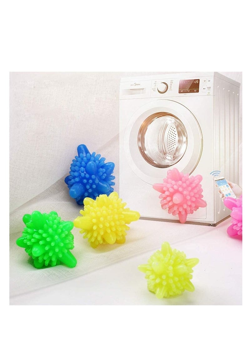 Excefore Washer Balls 15 Pcs Reusable Tangle Free Eco-Friendly Laundry Scrubbing Balls Solid Colorful Laundry Washing Balls Enhance Your Machine Cleaning Power  - Image 4