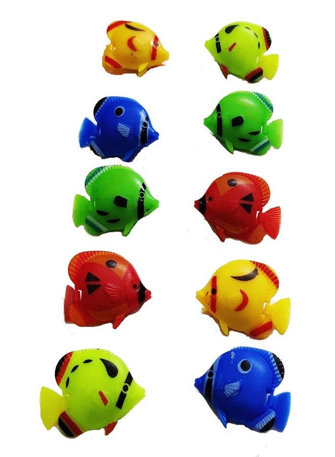 BITONA® 10 Piece Artificial Plastic Fish for Decorating Aquarium Fish Tank (10 pc) - Image 2