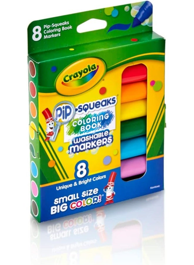 Crayola أقلام ماركر قابلة للغسل من كرايولا بيب-سكوكس، متعددة الألوان، Cy58-8704 - Image 2