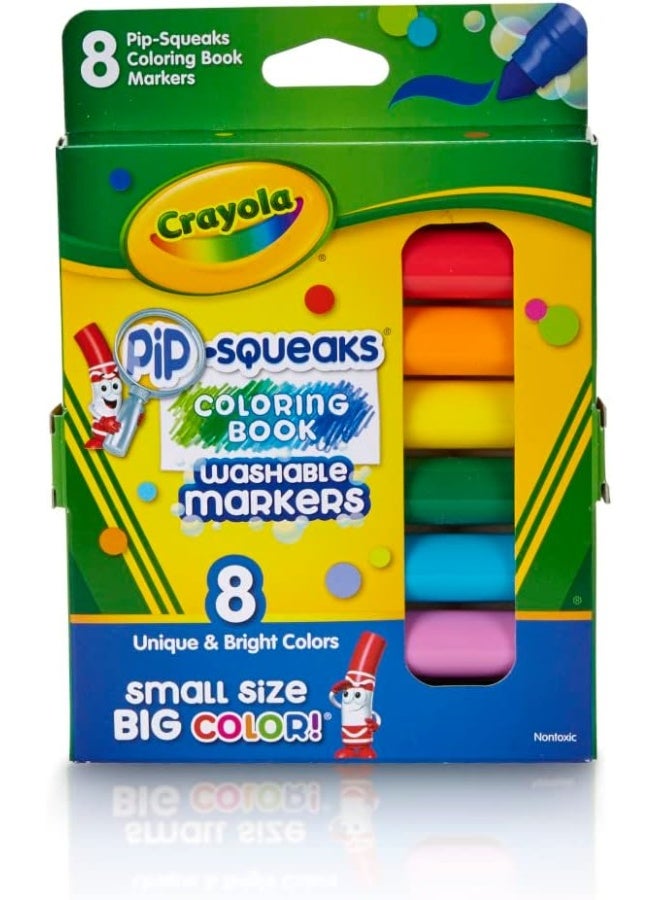 Crayola أقلام ماركر قابلة للغسل من كرايولا بيب-سكوكس، متعددة الألوان، Cy58-8704 - Image 3