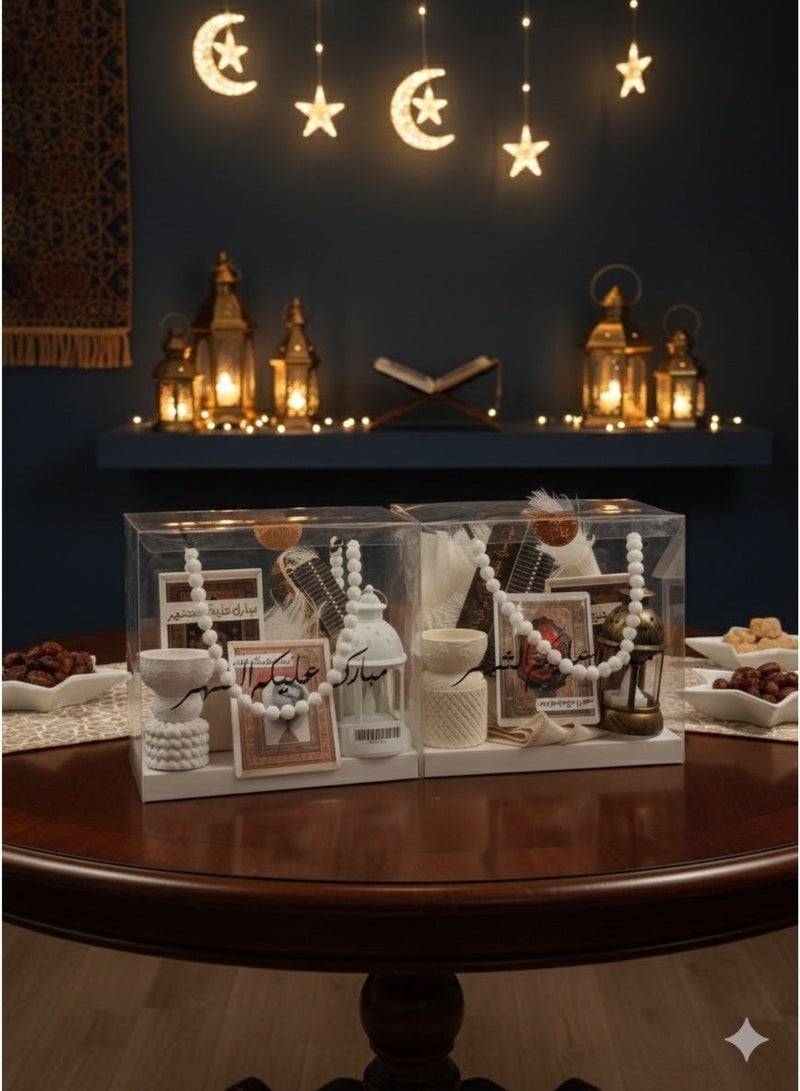 مجموعة هدايا رمضان الإسلامية – عبوة من 6 قطع تتضمن مسبحة، وفانوس LED، وعداد تسبيح رقمي - Image 4