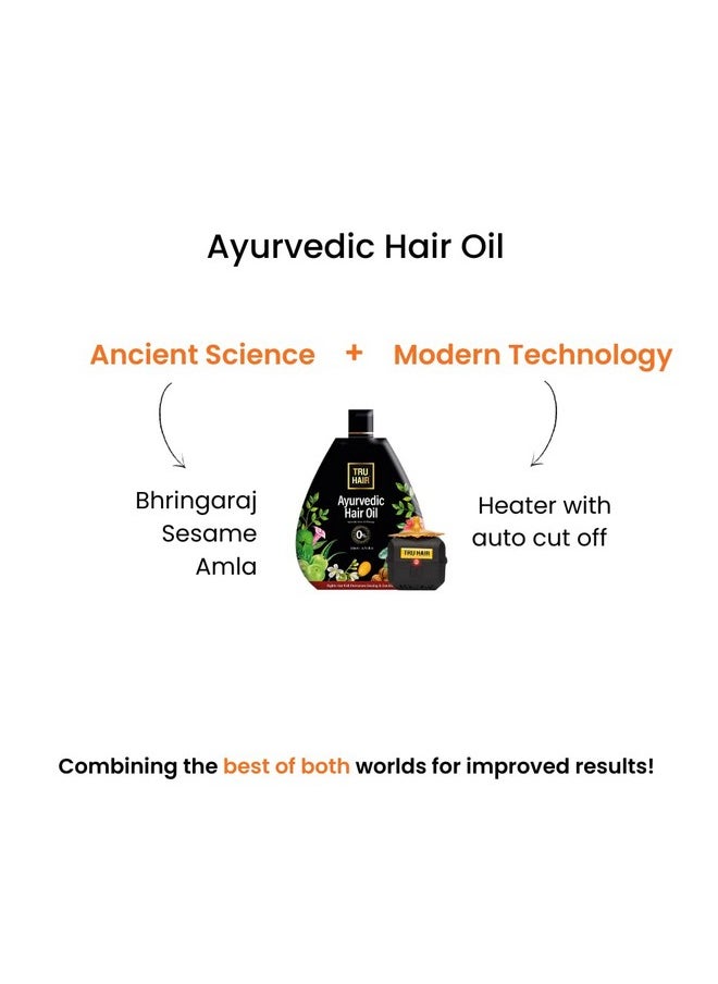 TRU HAIR TRU HAIR Herbal Hair Oil with Tru Heater 110ml  - Image 5