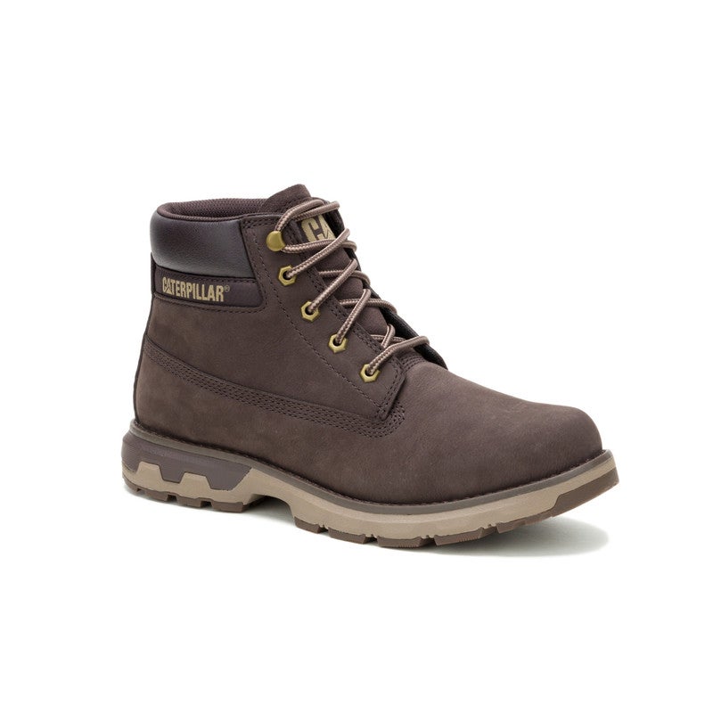 CATERPILLAR CAT Pursue Men’s Boot – Lightweight, Cushioned, Durable Everyday Leather Boot – Dark Brown - Image 2