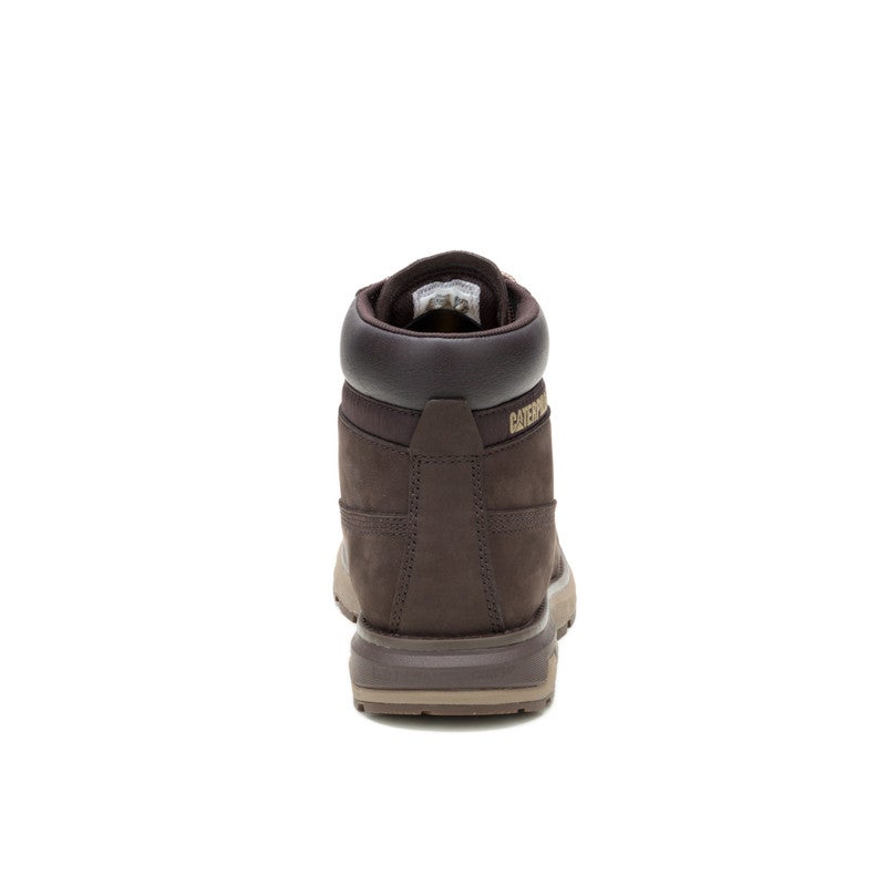CATERPILLAR CAT Pursue Men’s Boot – Lightweight, Cushioned, Durable Everyday Leather Boot – Dark Brown - Image 4