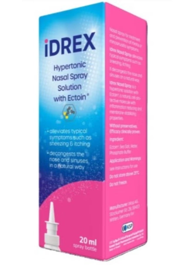 محلول بخاخ الأنف IDREX مع الإكتوين - 20 مل