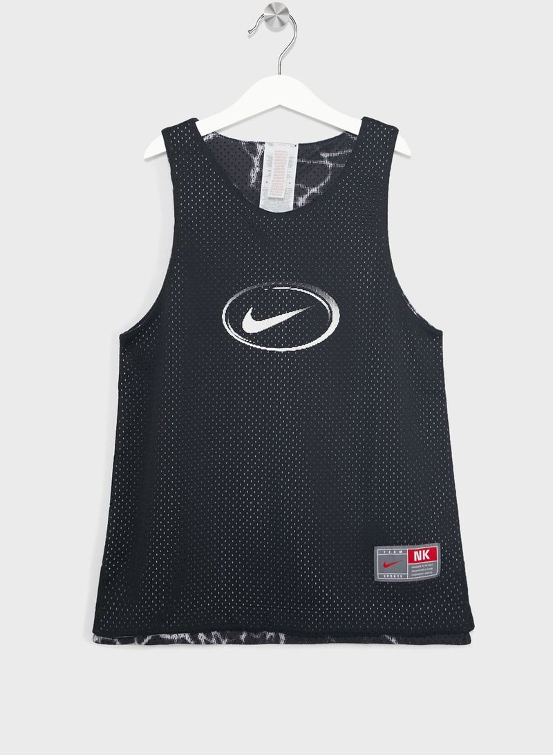 Nike Logo Jersey Tank Reversible Vest  - Image 1