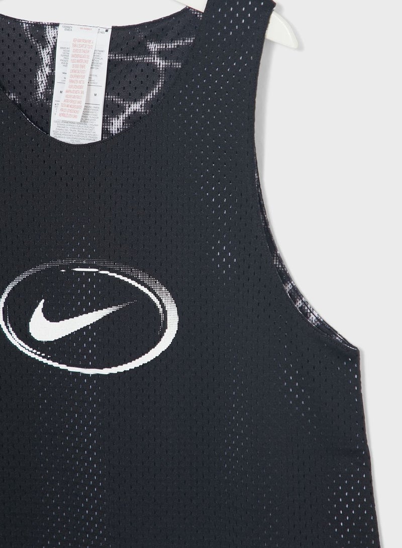Nike Logo Jersey Tank Reversible Vest  - Image 3