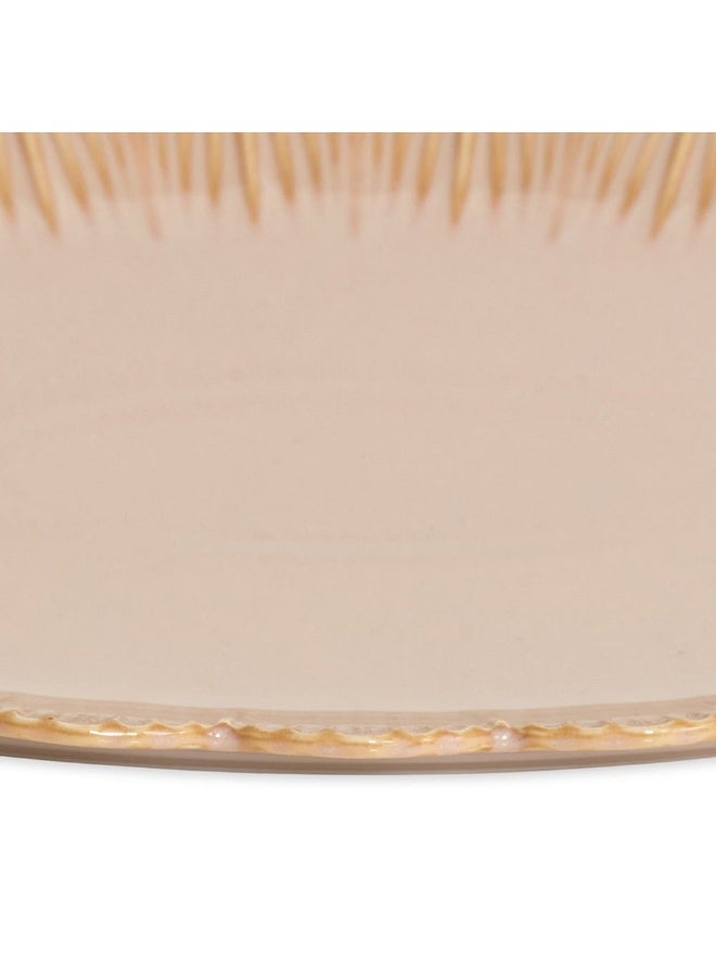 Fleuri Oval Plate, Terracotta - 36Cm - pzsku/Z37F96AC5000005FFEF27Z/45/_/1736868329/cc2e54b1-4358-4cd3-9e27-1f213f45a59b