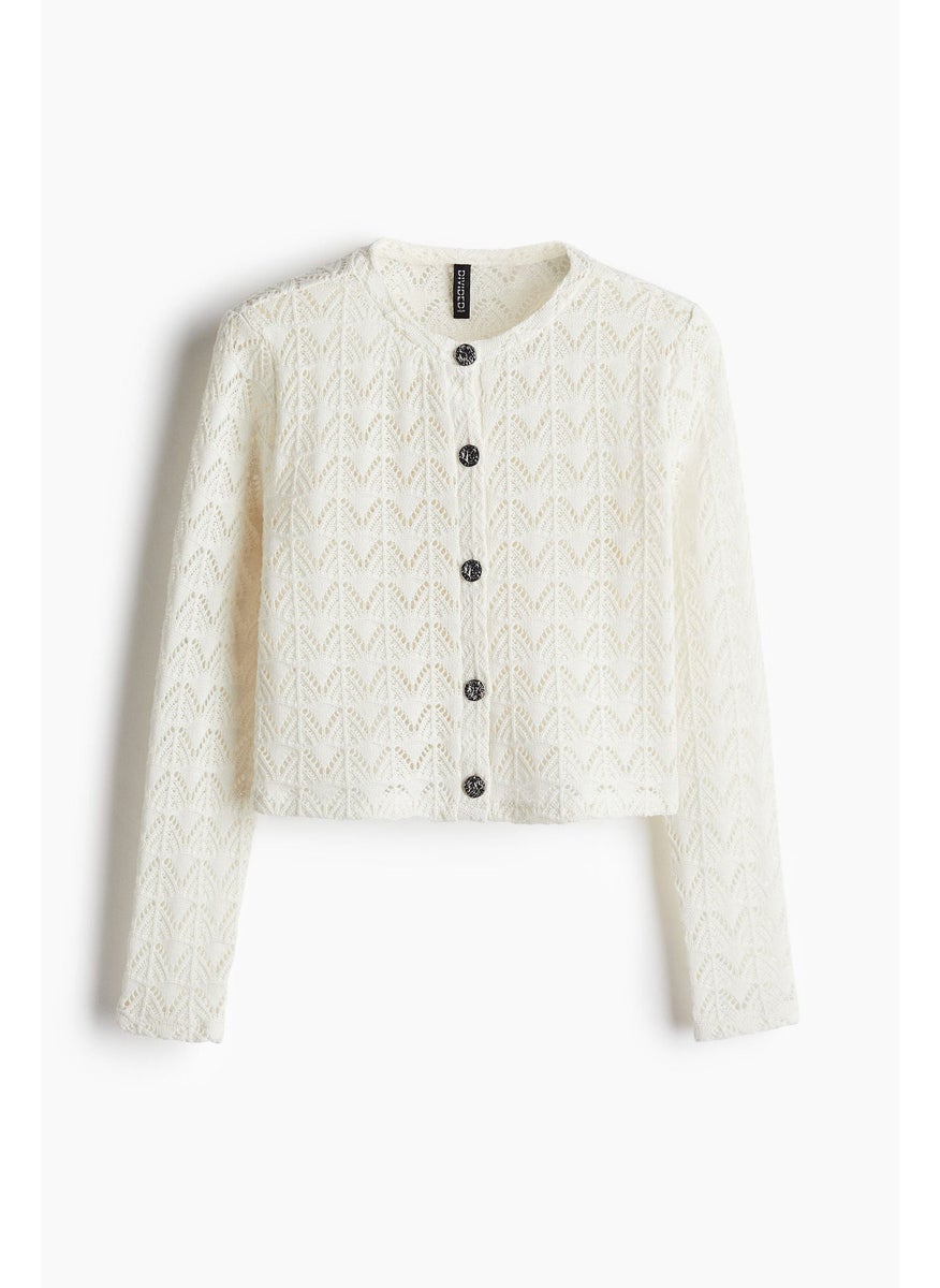 H&M Pointelle-Knit Cardigan  - Image 1