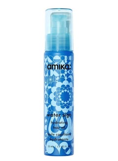 amika Amika Water Sign Hydrating Hair Oil – Lightweight, Non-Greasy Hair Oil with Hyaluronic Acid, Squalane, and Sea Buckthorn for Deep Moisture, Frizz Control, Softness, and High Shine – 50 ml / 1.7 oz, Vegan & Cruelty-Free  - Image 1