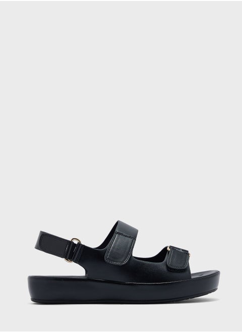 Multi Strap Wedge Sandals
