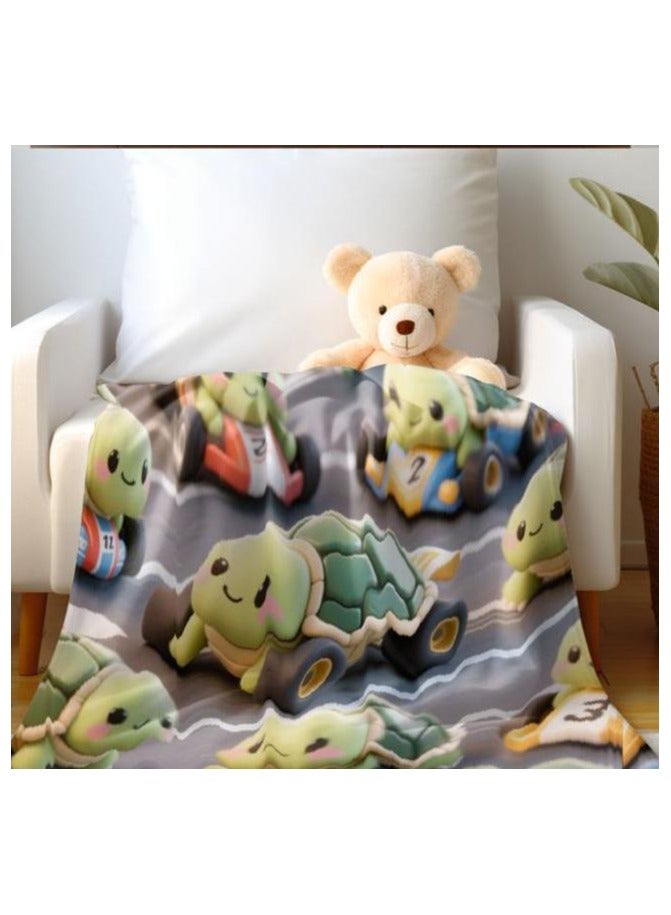 general Flannel thin blanket (warm and comfortable, suitable for sleep, gaming, dust removal and sandproof) 150cm*200cm - 710 - Image 1