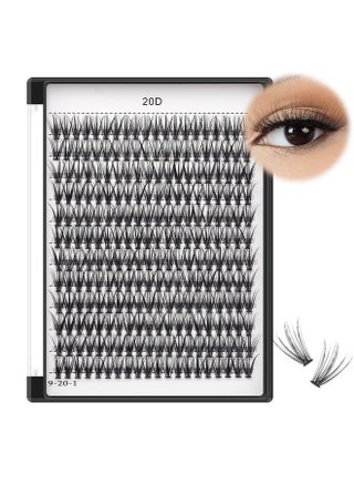 D Curl 10D/20D/30D Clusters Lashes 8-22Mm To Choose Natural Lash Clusters Eyelash Extension Soft Lashes Individual Eyelashes (20D-0.07-D Curl -18Mm) - pzsku/Z37F988C6607E8F7A780AZ/45/_/1733729978/a215d0b1-68aa-4aac-b812-c391c680bab1