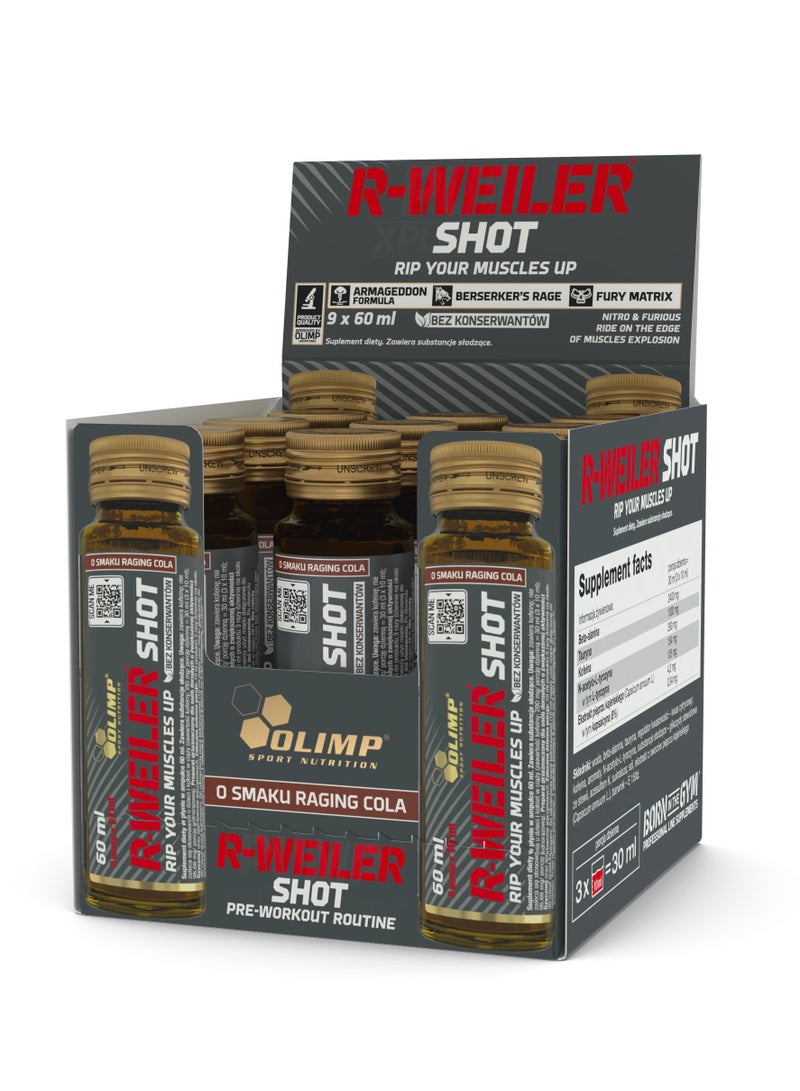 أولمب ريد ويلر شوت ماقبل التمرين - كولا - (9 امبولة) - Image 5