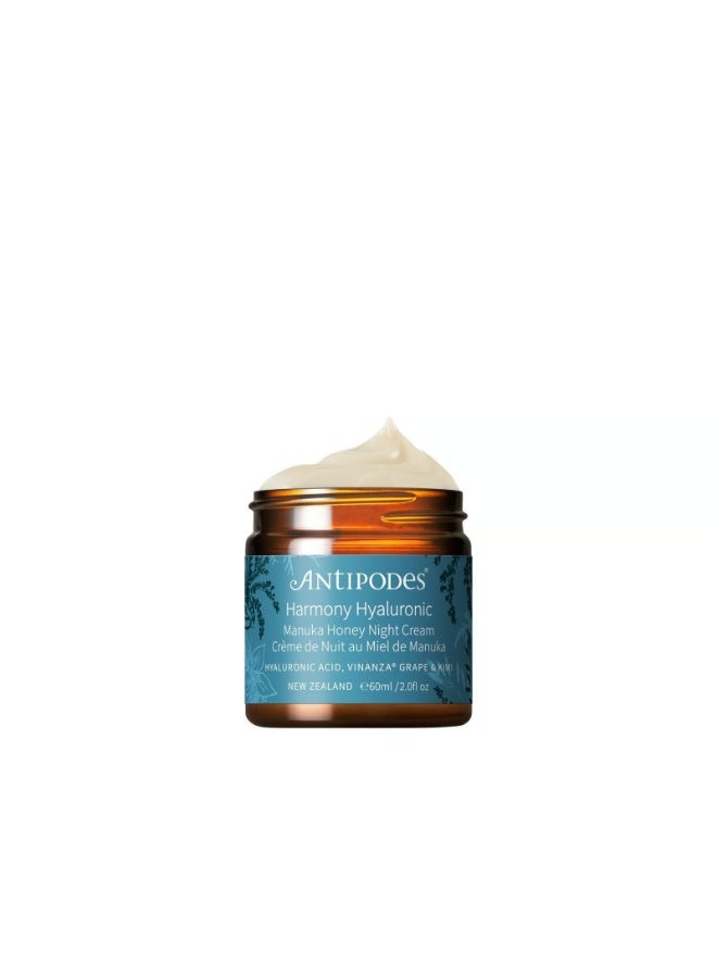 Antipodes Harmony Hyaluronic Manuka Honey Night Cream 60ml - Image 1