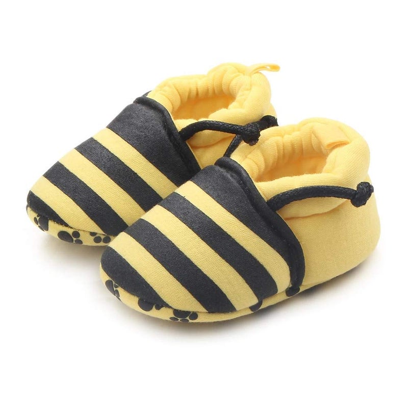 Meckior Save Beautiful Cute Cartoon Infant Unisex Baby Warm Cotton Anti-Slip Soft Sole First Walkers Shoes - Image 4