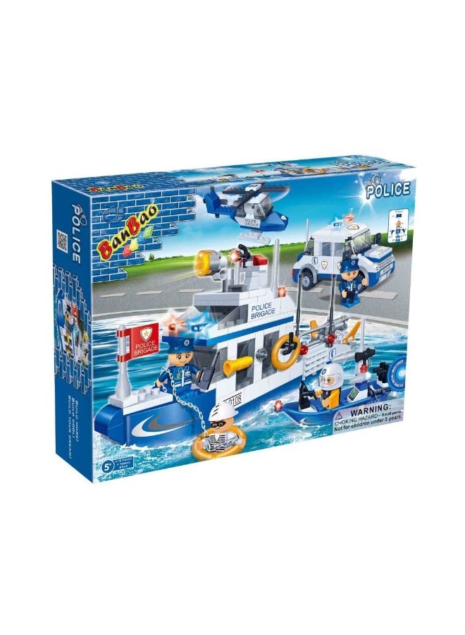 BanBao مجموعة بناء سلسلة الشرطة 418 قطعة - Image 1