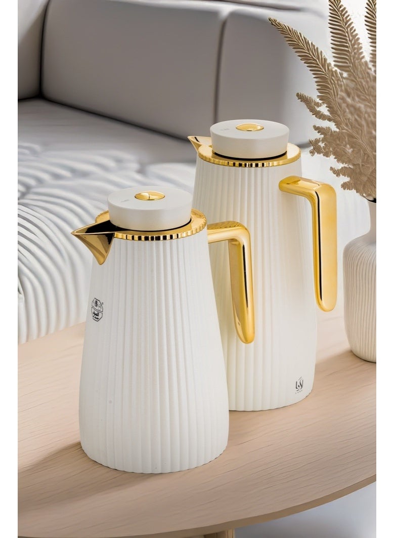 السيف  طقم ترامس لارا من شركة السيف  للشاي والقهوة 1 ليتر+0.75 ليتر - Image 1