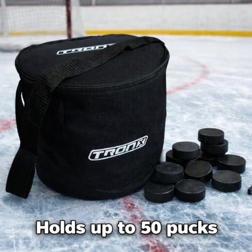 TronX Waterproof Hockey Puck Bag Holds up to 50 Pucks Equipment Carrying Bag For Hockey Pucks Balls - Image 3