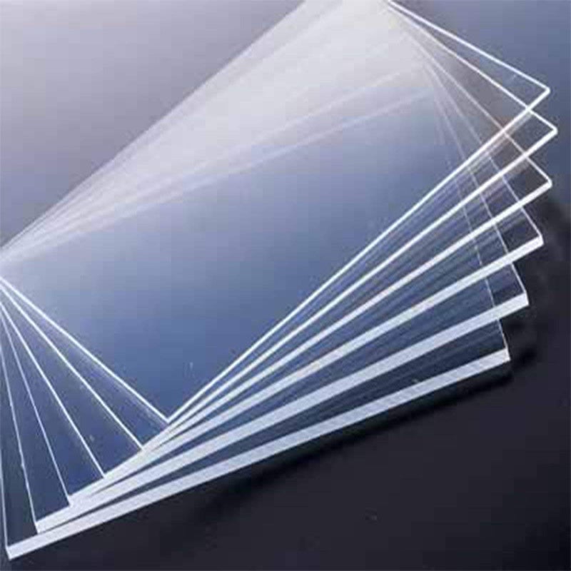 Khush Enterprise Khush Enterprise A Grade Acrylic Plexiglass Sheet Transparent 2mm 12x12 Inch Pack of 2 Sheets 