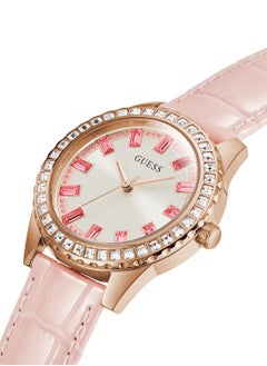 GUESS Women Analog Round Shape Leather Wrist Watch GW0032L2 38 mm  - Image 2