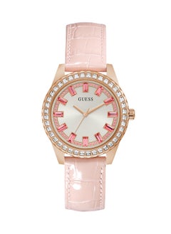 GUESS Women Analog Round Shape Leather Wrist Watch GW0032L2 38 mm  - Image 1