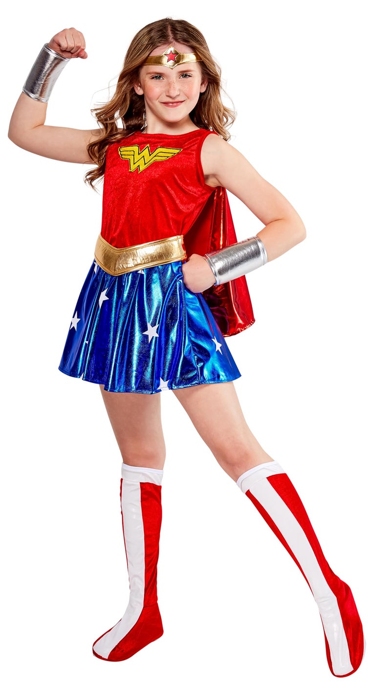 Rubies DC Comics: Wonder Woman Costume for Kids by Rubies, Girl's Medium - Image 1