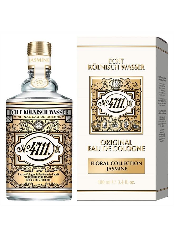 4711 مجموعة زهور عطر ياسمين بخاخ كولونيا للجنسين 3.4 أونصة - Image 1