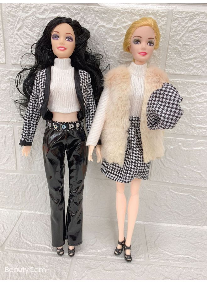 30cm Dress Up Barbie Doll Fashion Set Dress Doll Set Available-Color:Set Only (excluding Dolls) YR-107