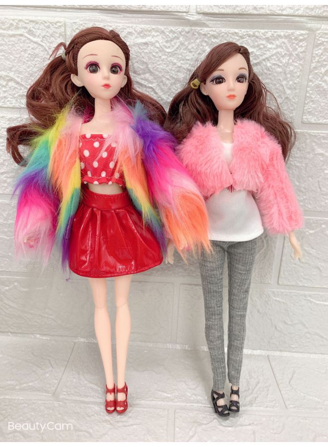 30cm Dress Up Barbie Doll Fashion Set Dress Doll Set Available-Color:Set Only (excluding Dolls) YR-107