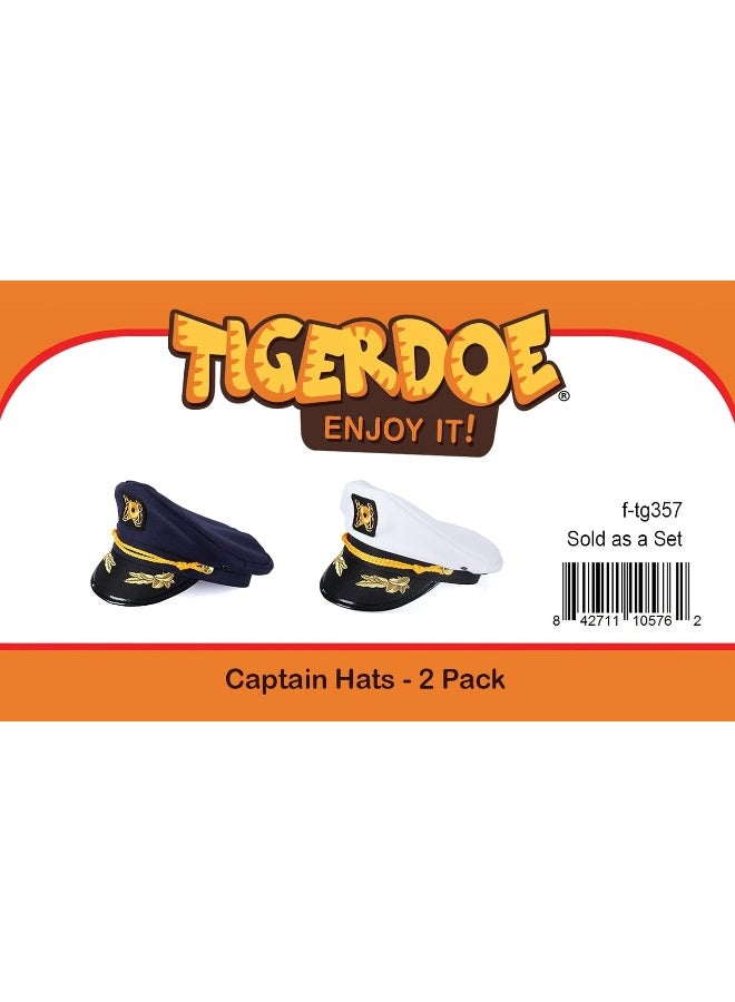 Tigerdoe Sailor Hat - Yacht Captain Hat â€“ Costume Headbands - Mini Hat Headbands - Image 3