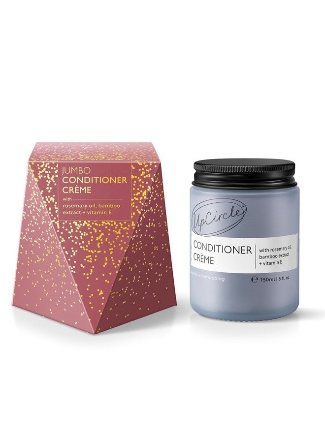 UPCIRCLE Jumbo Conditioner Crème with Rosemary Oil + Vitamin E - 150ml - Gentle Formulation To Repair + Protect - Bamboo Extract + Orange Peel - Natural, Vegan + Cruelty-Free - Image 1