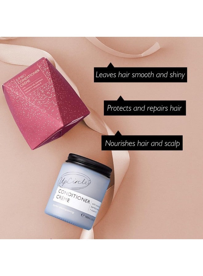 UPCIRCLE Jumbo Conditioner Crème with Rosemary Oil + Vitamin E - 150ml - Gentle Formulation To Repair + Protect - Bamboo Extract + Orange Peel - Natural, Vegan + Cruelty-Free - Image 2