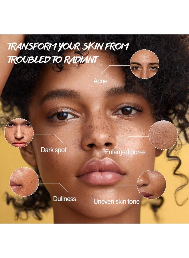 POP MODERN.C Turmeric Kojic Acid Cleansing Pads for Face 60 Pcs Turmeric Face Scrub Pads for Dark Spots Vitamin C Exfoliating Pads for Face Even Out Skin Tone with Exfoliating Cotton Rounds - Image 5