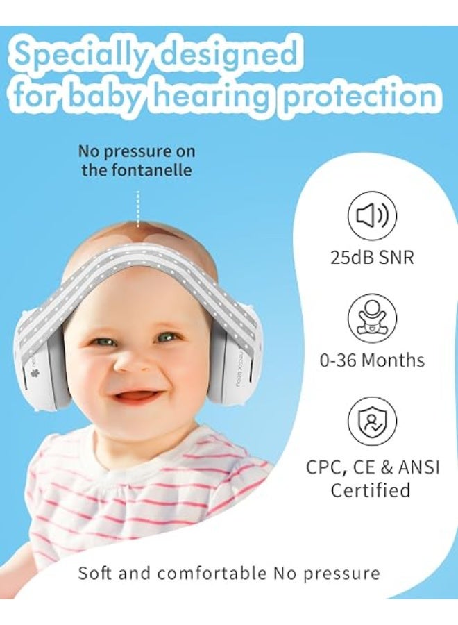 Baby Ear Protection, Noise Cancelling Headphones for Babies, Noise Reduction Earmuffs for Infant and Toddlers up to 36 Months - Image 2
