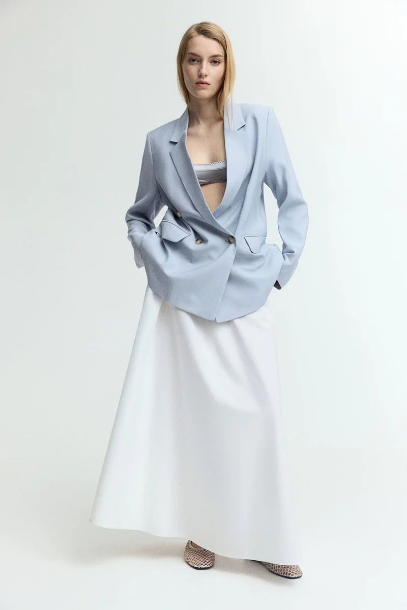 اتش اند ام Double-breasted blazer