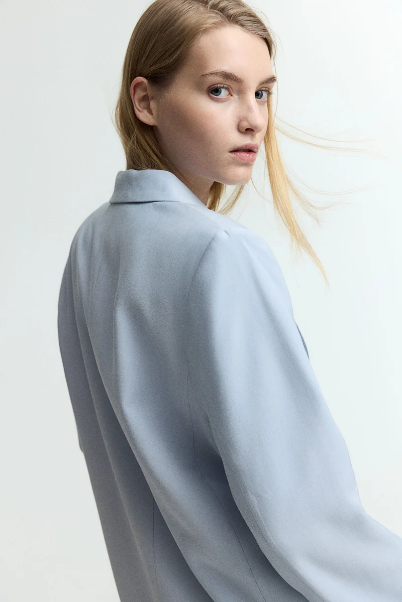 اتش اند ام Double-breasted blazer